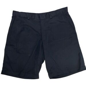 GRANDSLAM Polyester Shorts Mens 38‎ Black Performance Zipper Pocket Athletic